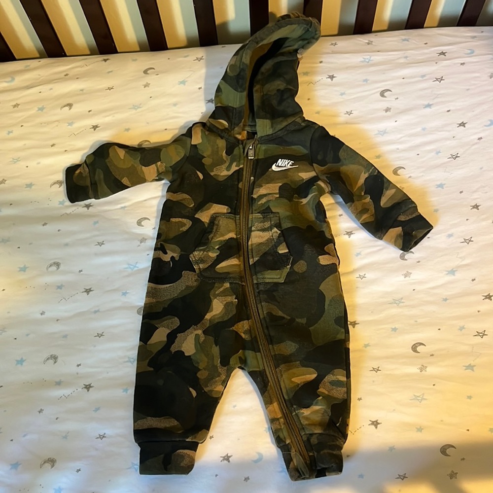 Camo Nike Footless Onsie